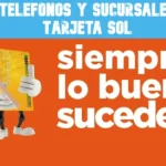 Teléfonos y Sucursales de Tarjeta Sol